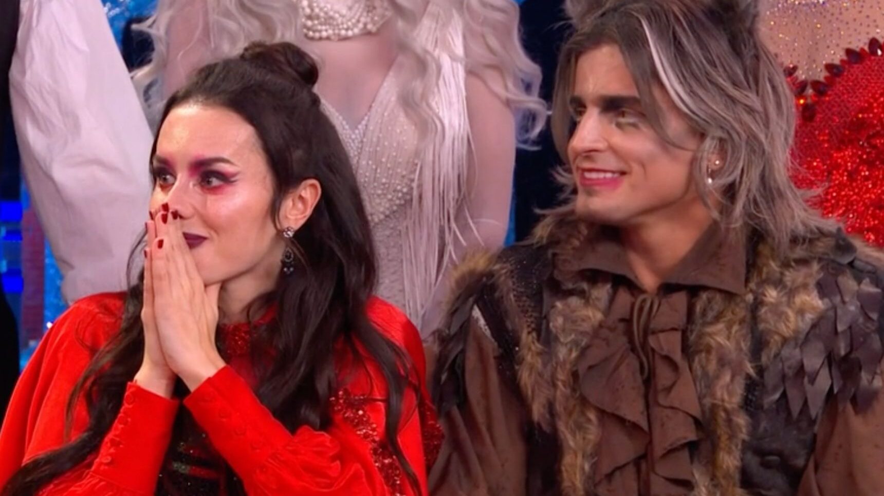 Amber Davies crying