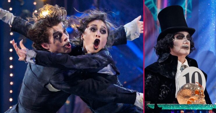 Lewis and Katya won 40 points from the judges!