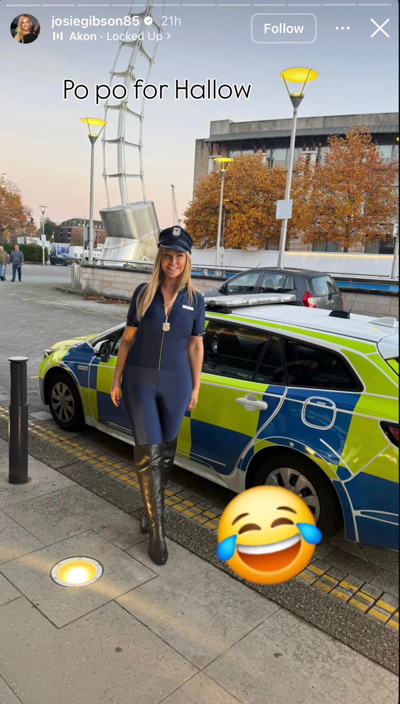 Josie Gibson posing