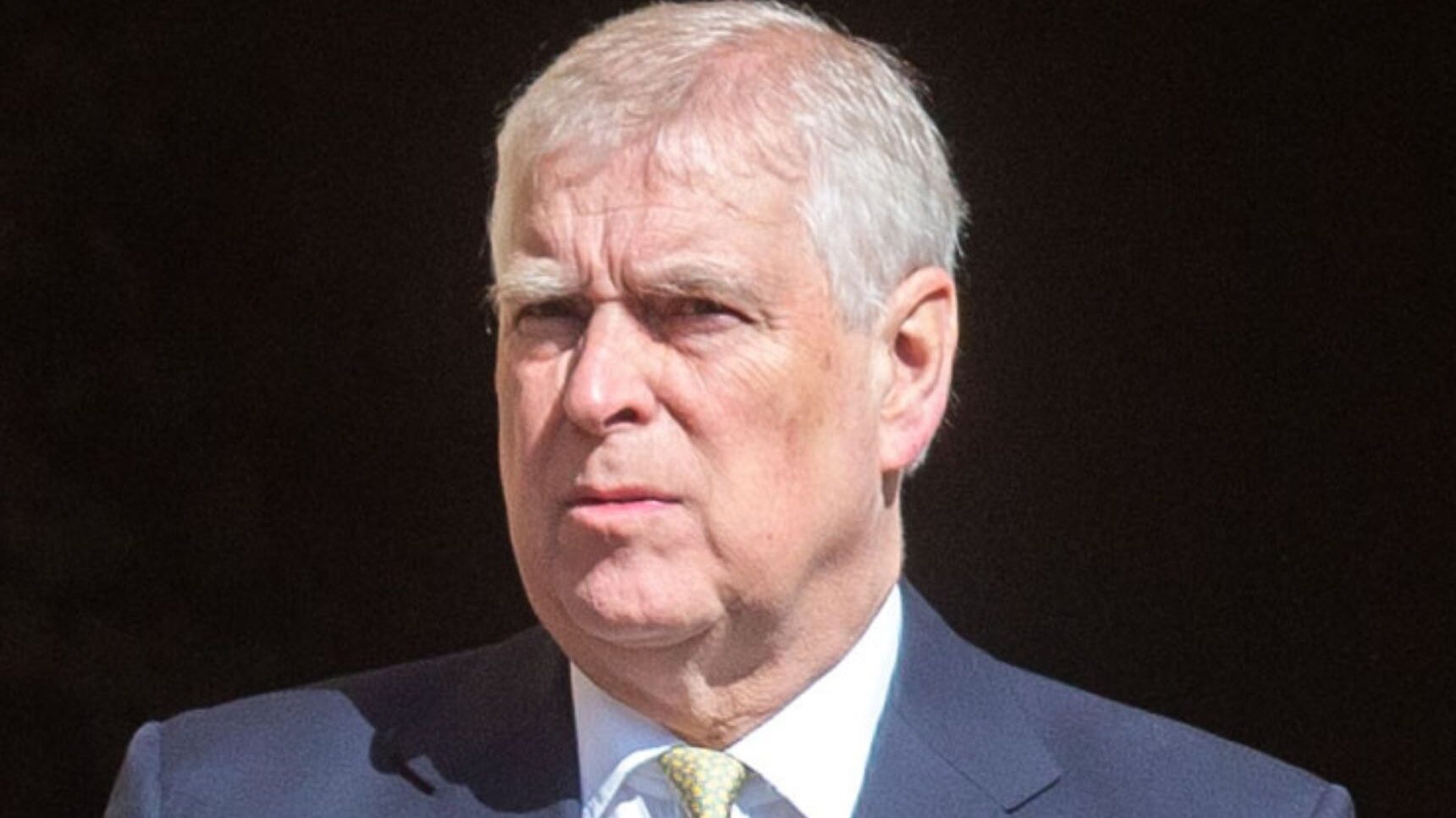 Andrew Mountbatten-Windsor frowning