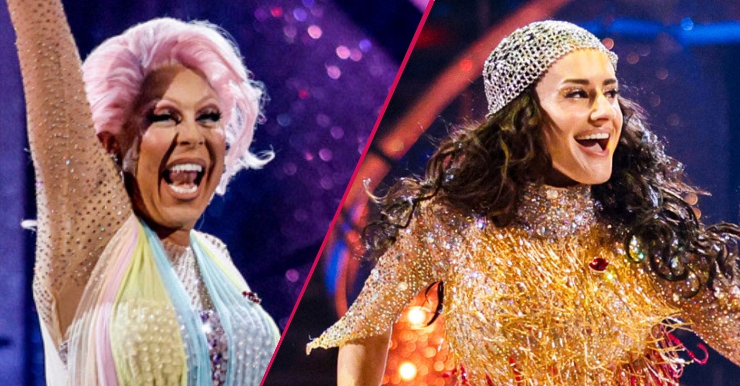La Voix and Amber in Strictly Come Dancing