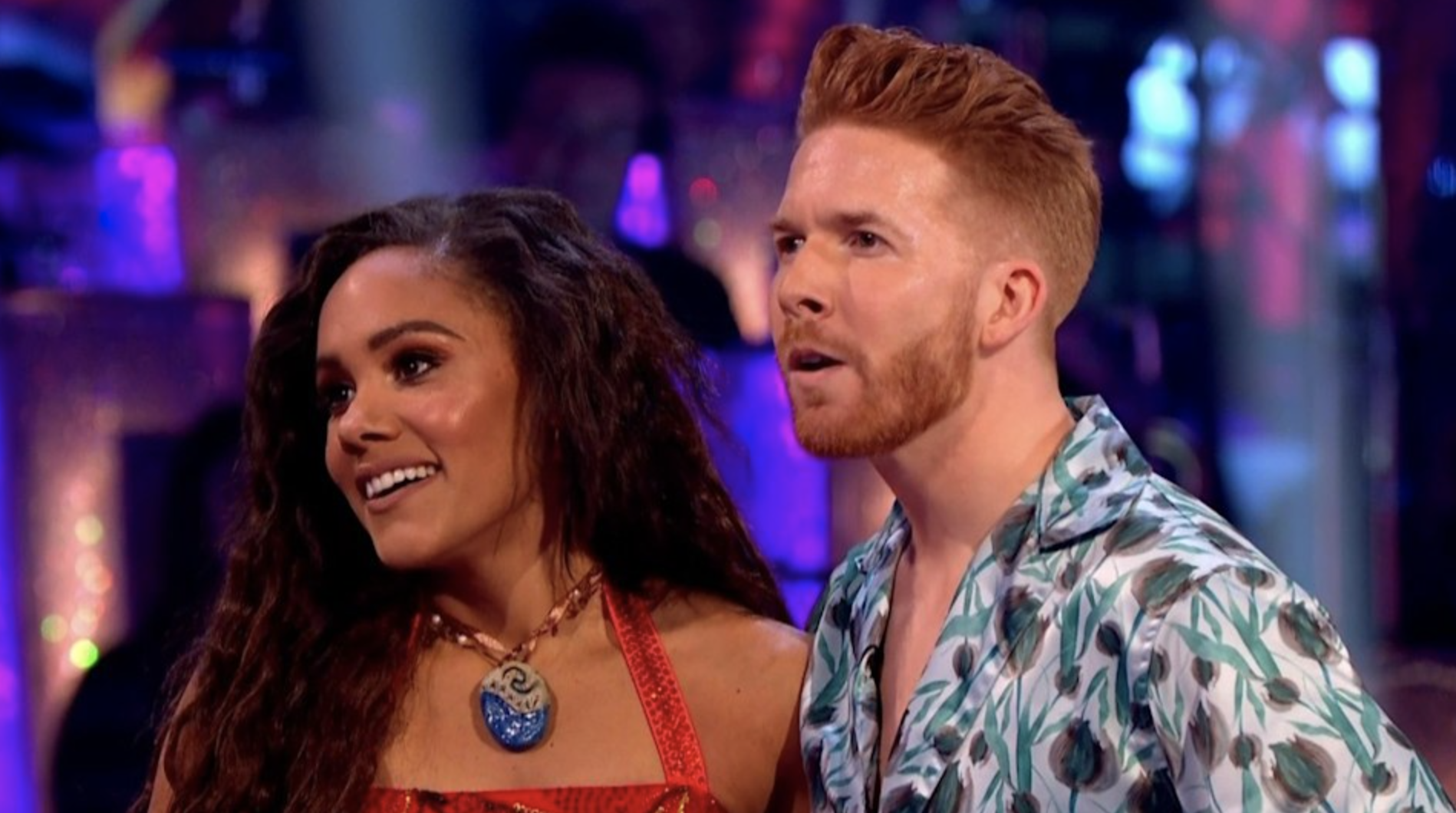 Alex Scott and Neil Jones on Strictly come Dancing 