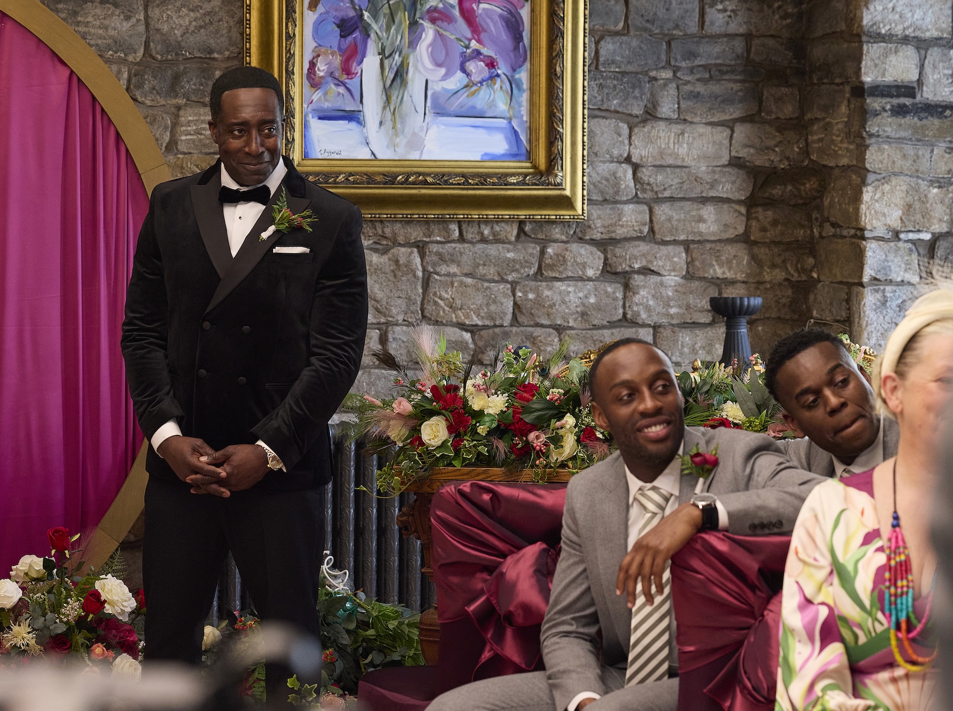 Ronnie at wedding