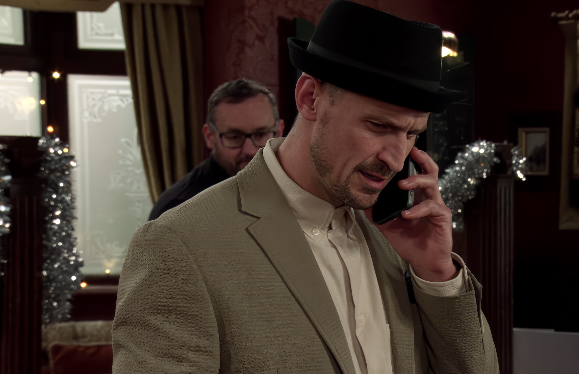 Carl on phone 