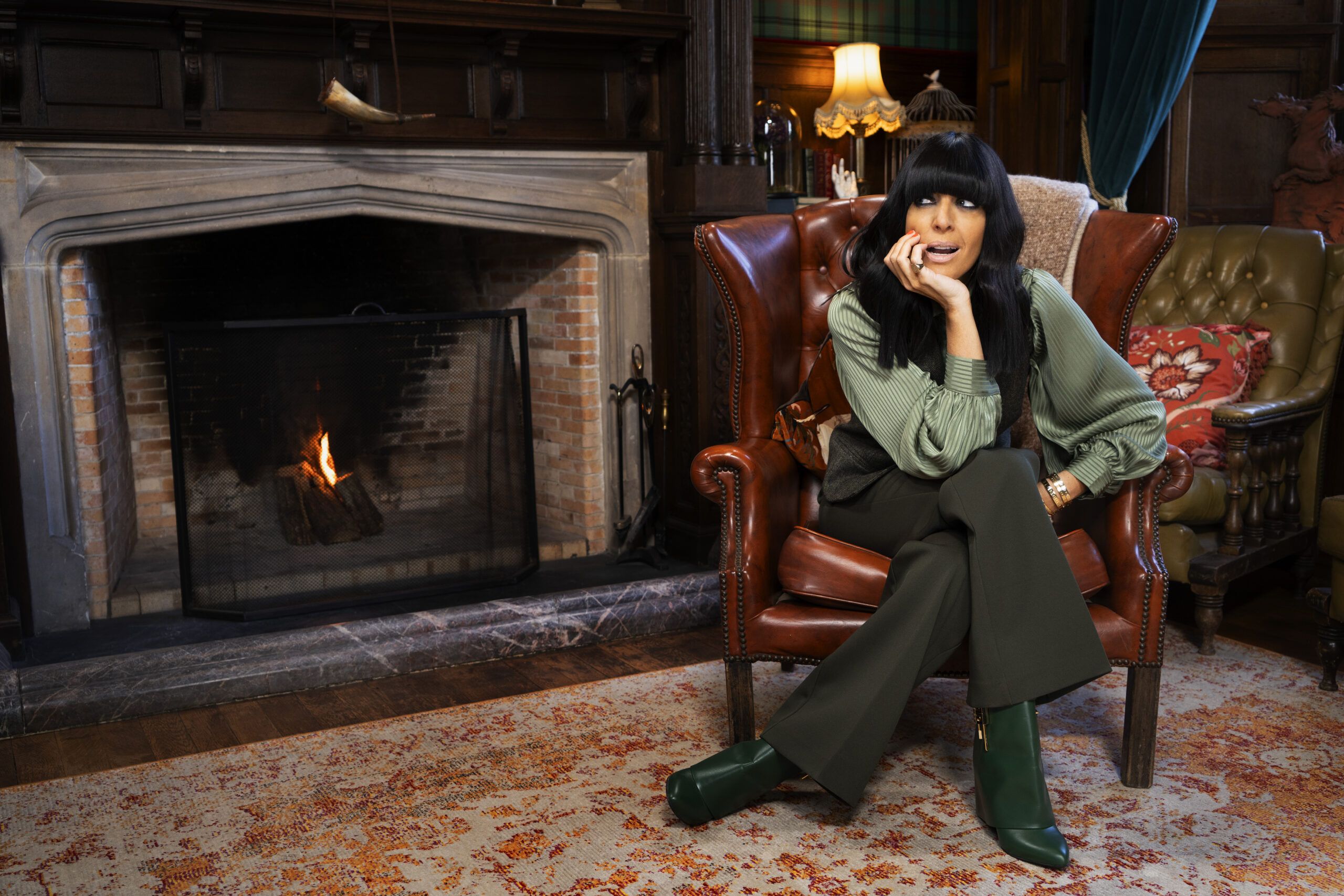 Claudia Winkleman on The Traitors 