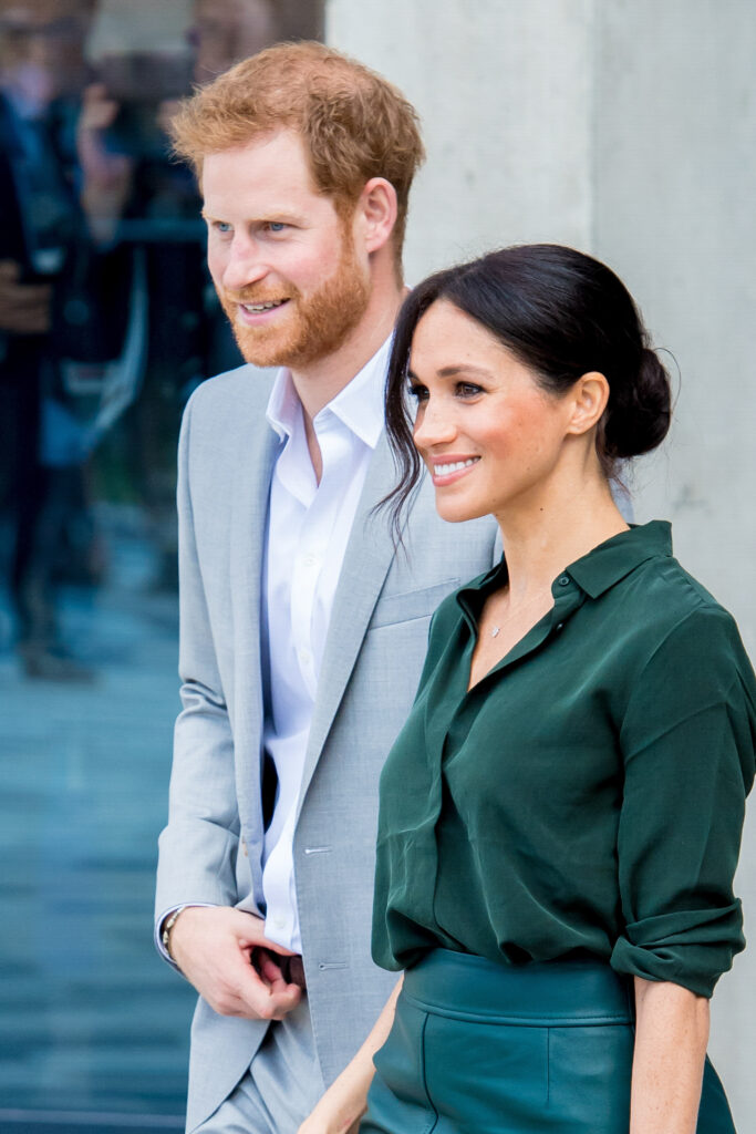Prince Harry and Meghan Markle during royal engagement