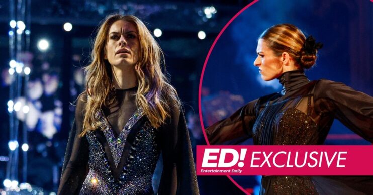 ED comp: Karen Carney dancing on Strictly with ED exclusive banner
