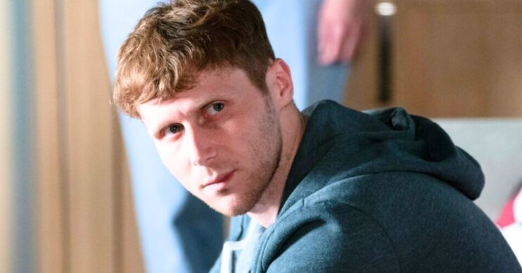 Jay looks upset on EastEnders (Credit: BBC/Composite: ED!)