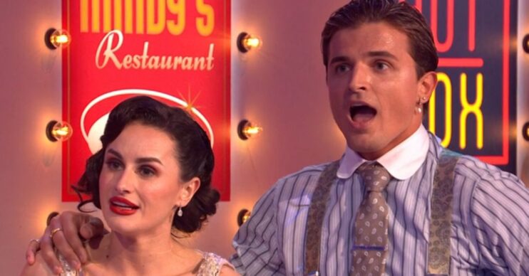Amber Davies and Nikita Kuzmin on Strictly