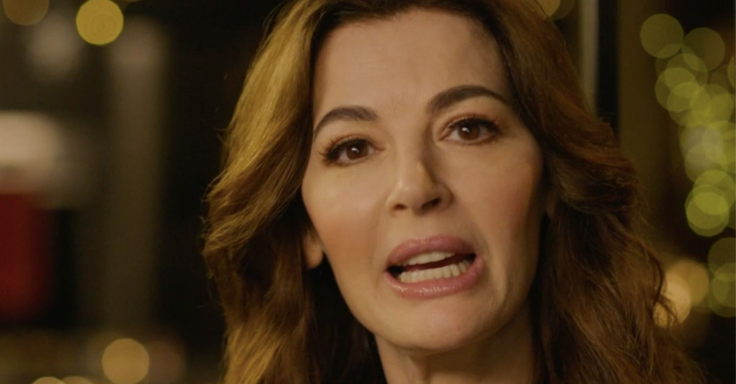 Nigella looking serious
