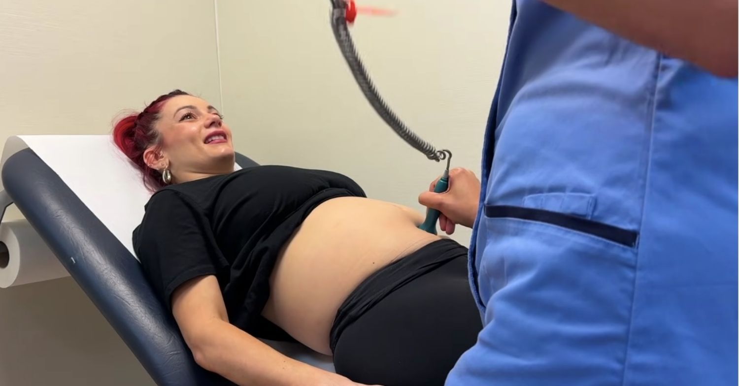 Dianne and Joe at baby scan