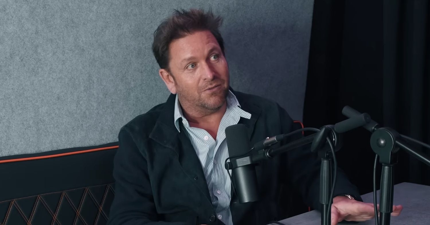 James Martin on a podcast 