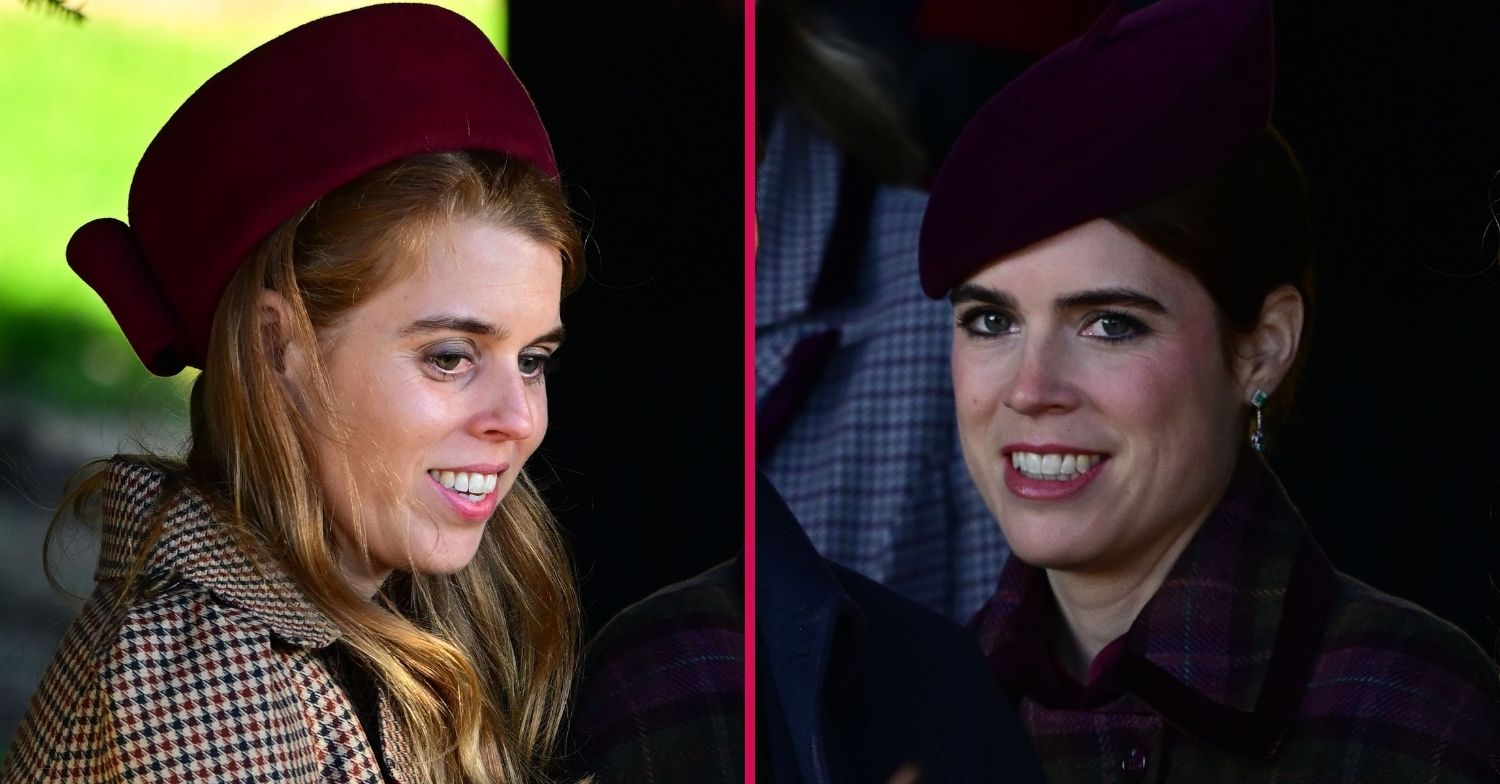 ED composite of Princess Beatrice and Eugenie on Christmas Day