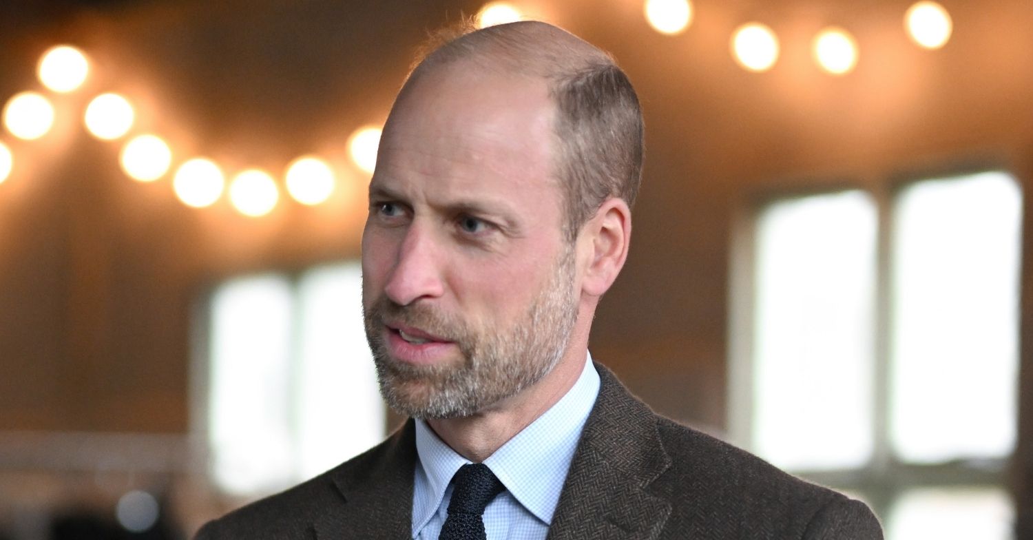 Prince William talking during royal engagement