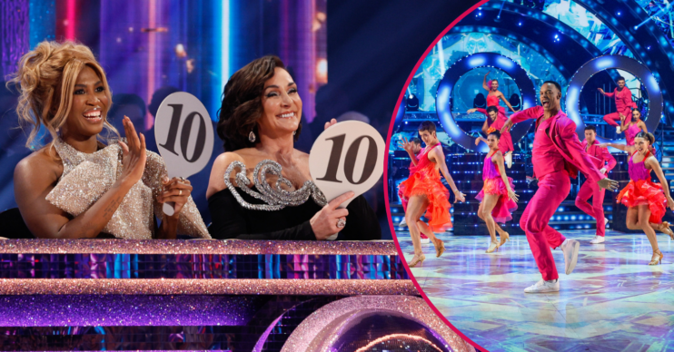 The Strictly judges and pros on the finale