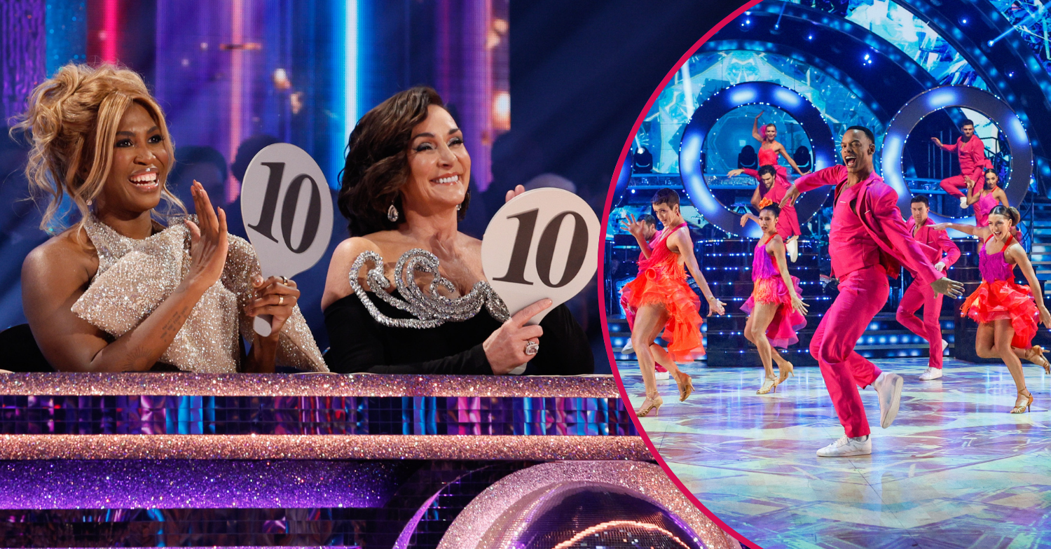 The Strictly judges and pros on the finale