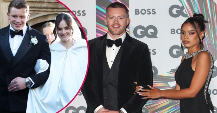 Adam Peaty and Holly Ramsay wedding / Adam Peaty and Eiri Munroe on the red carpet