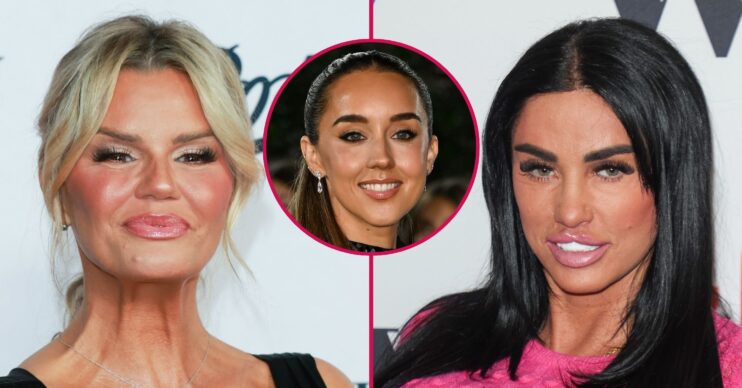 Kerry, Emily and Katie Price