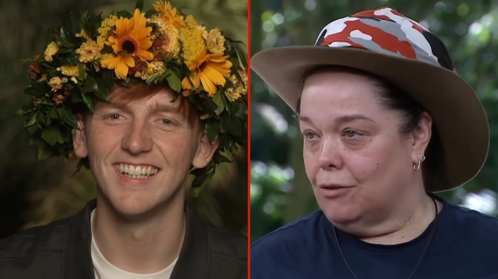 Angry Ginge / Lisa Riley on I'm A Celebrity