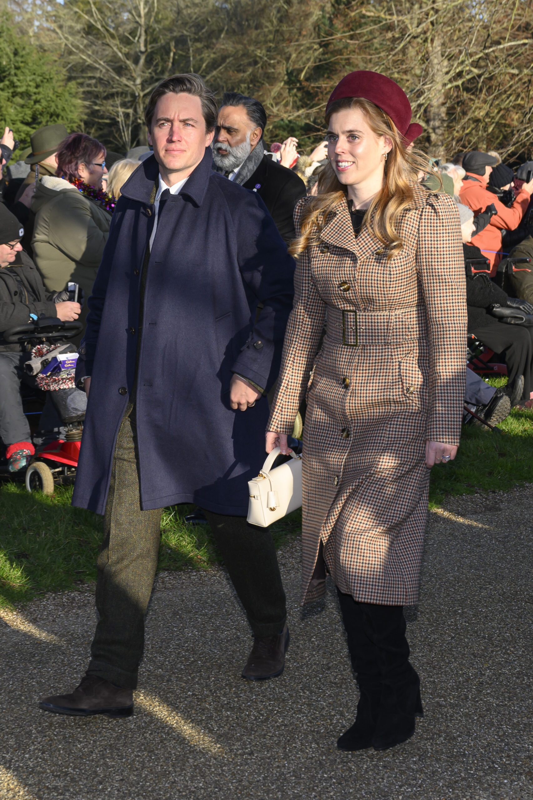 Princess Beatrice and her husband on Christmas Day