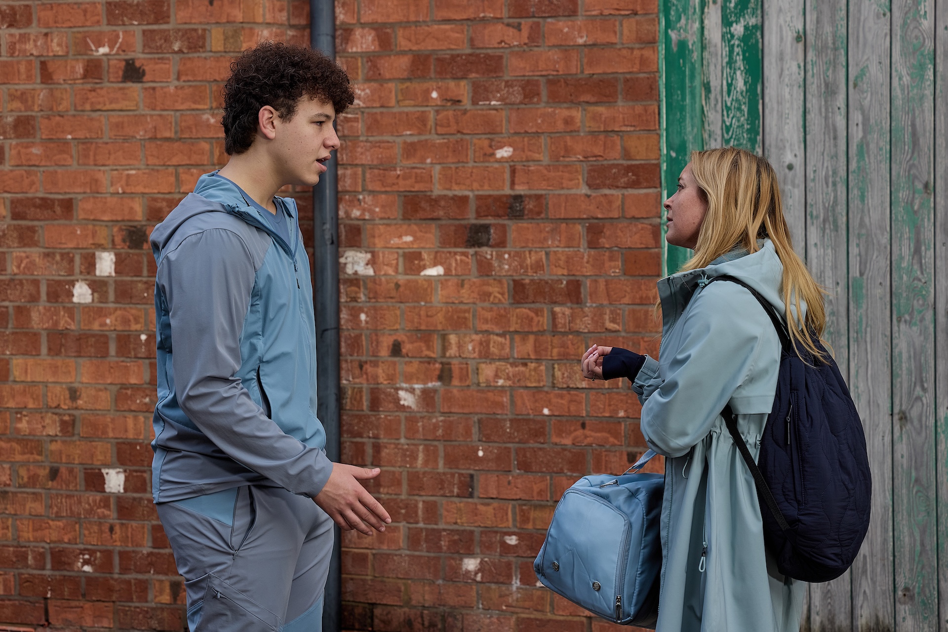 Will and Megan talking in Coronation Street