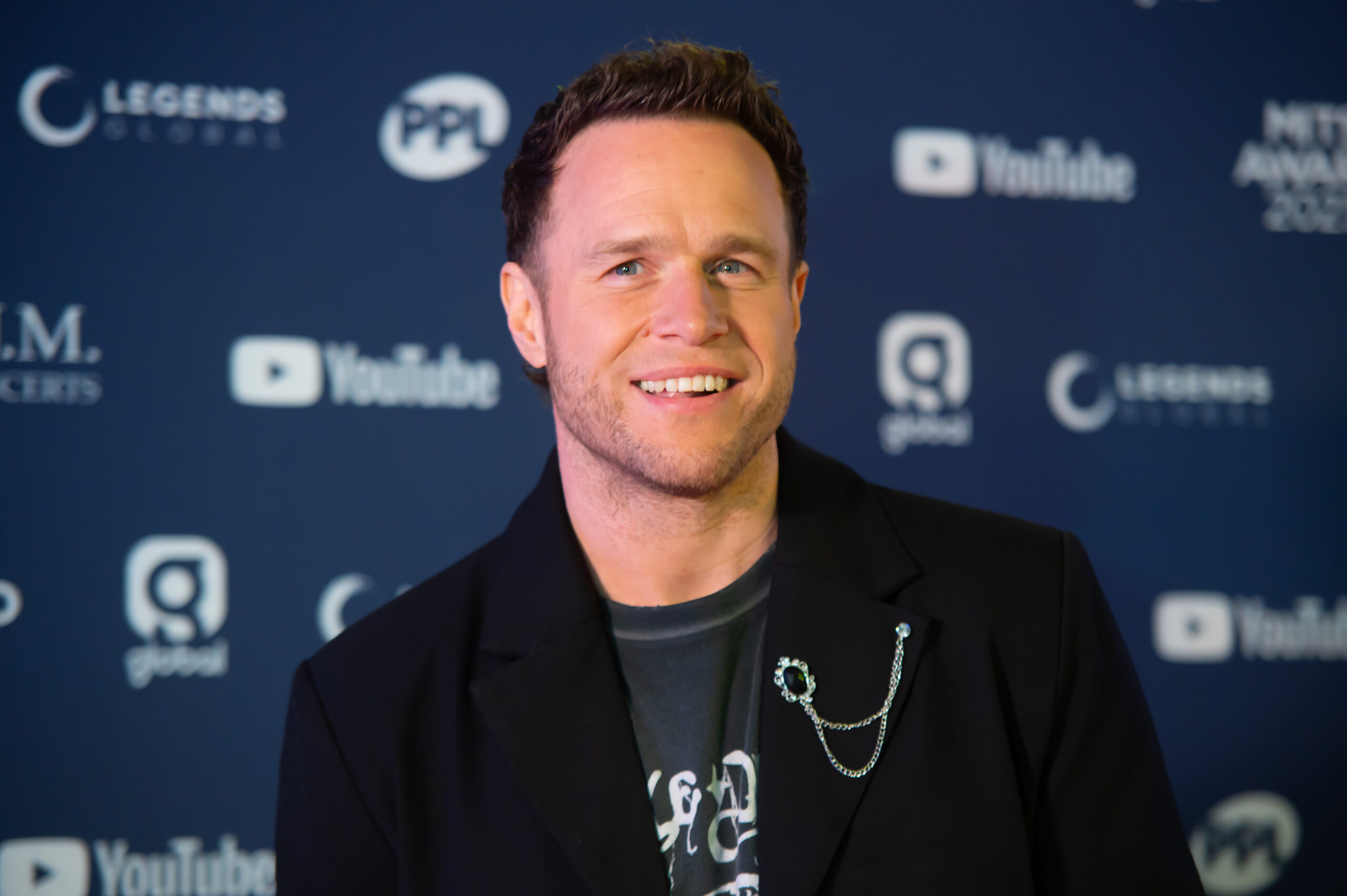 Olly Murs smiling