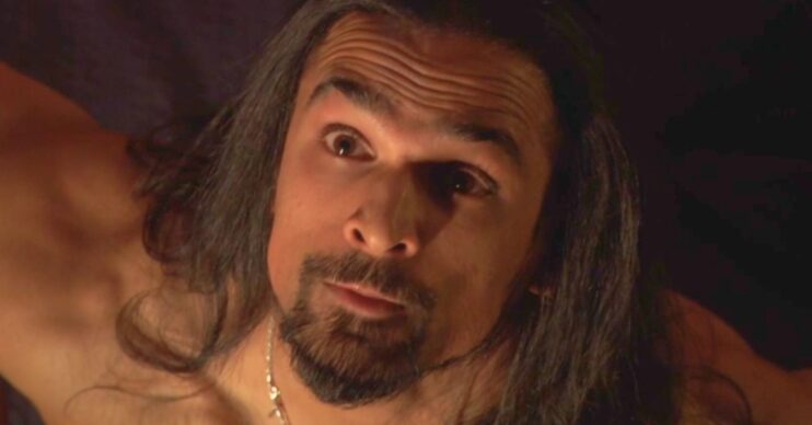 Ravi looks pained as he begins self-harming in EastEnders (Credit: BBC/Composite: ED!)