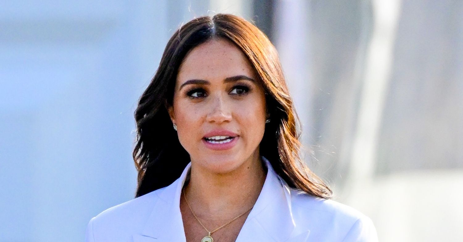 Meghan Markle in white blazer for event