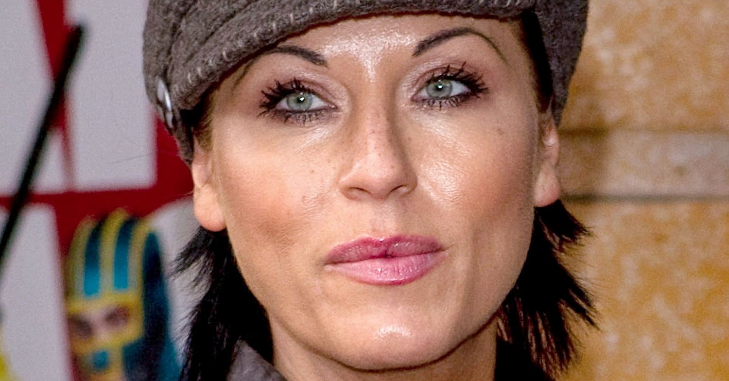 Jessie Wallace looking in front