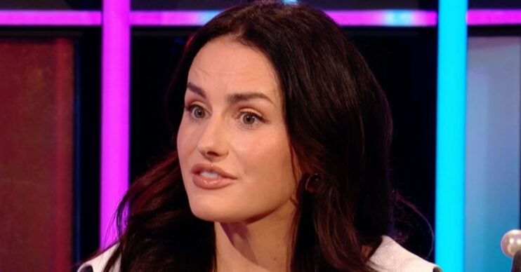 Amber Davies talking