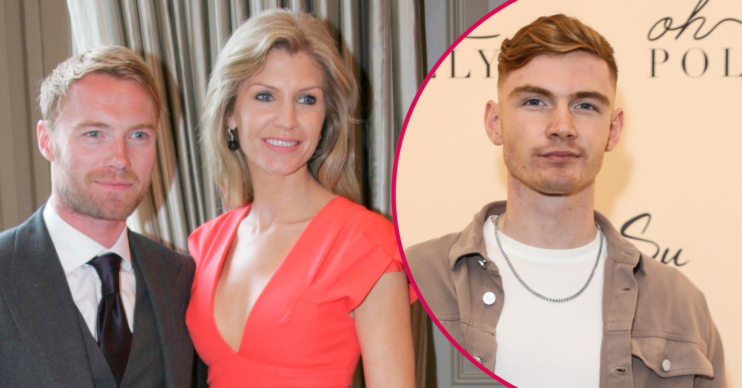 Ronan and Yvonne Keating and Jack inset