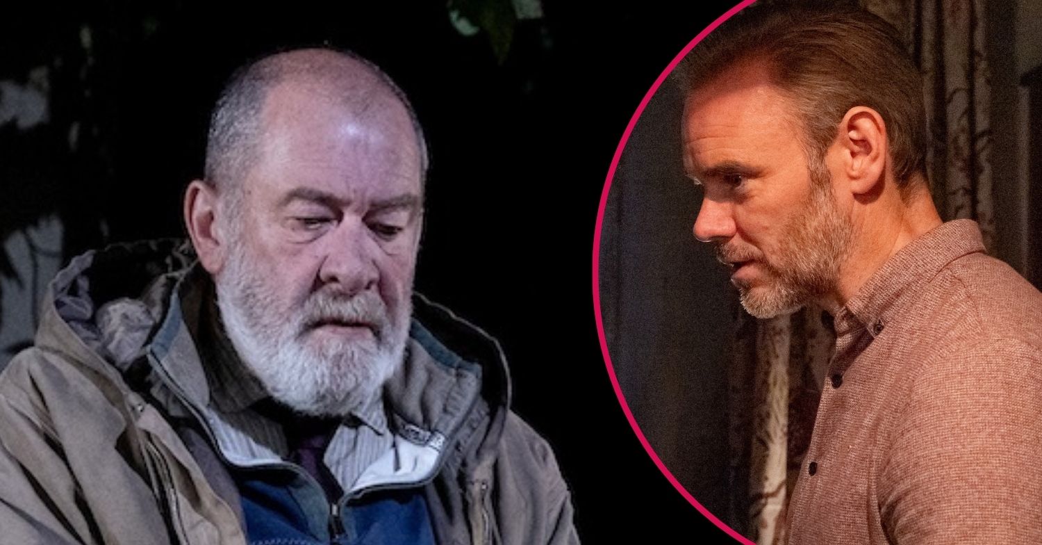 Bear Wolf and Ray Walters in Emmerdale (Credit: ITV/Comp ED!)