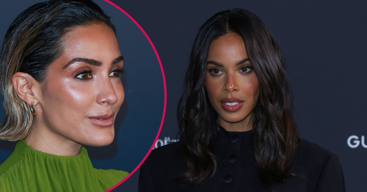 Rochelle Humes and Frankie Bridge on the red carpet