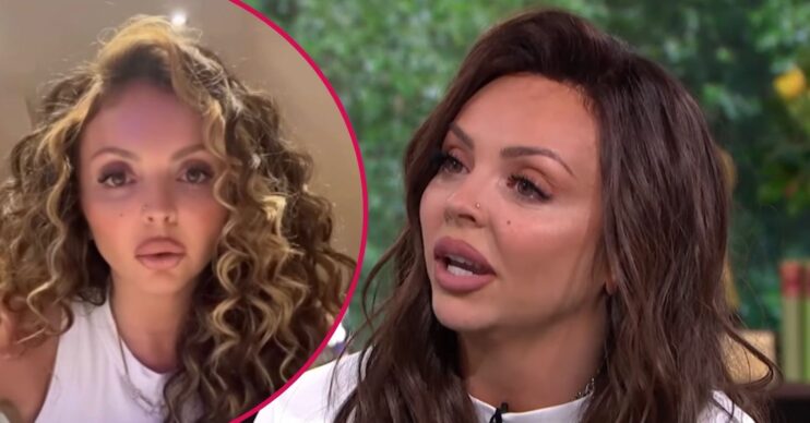 Jesy looking sad