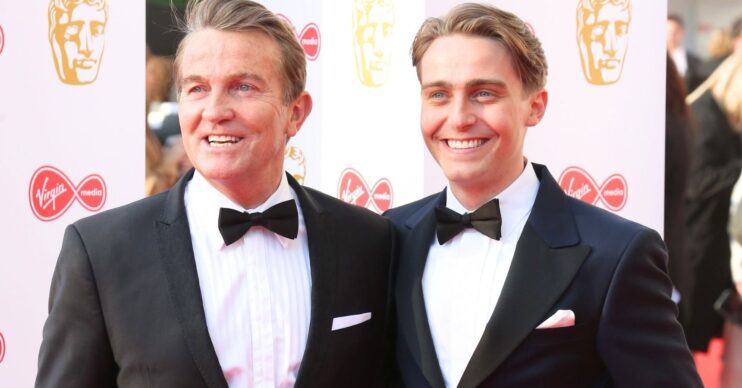Bradley and Barney Walsh red carpet