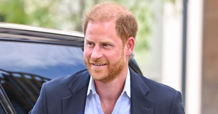 Prince Harry smiling
