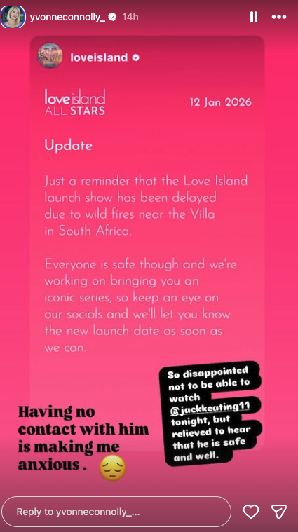 A pink Instagram Story