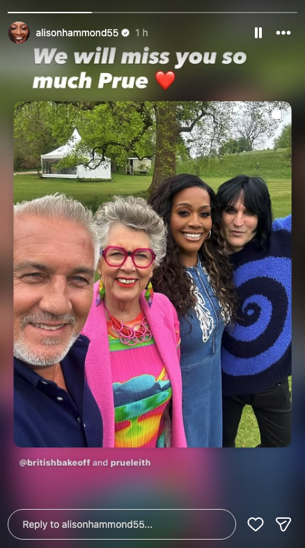 The Bake Off hosts 