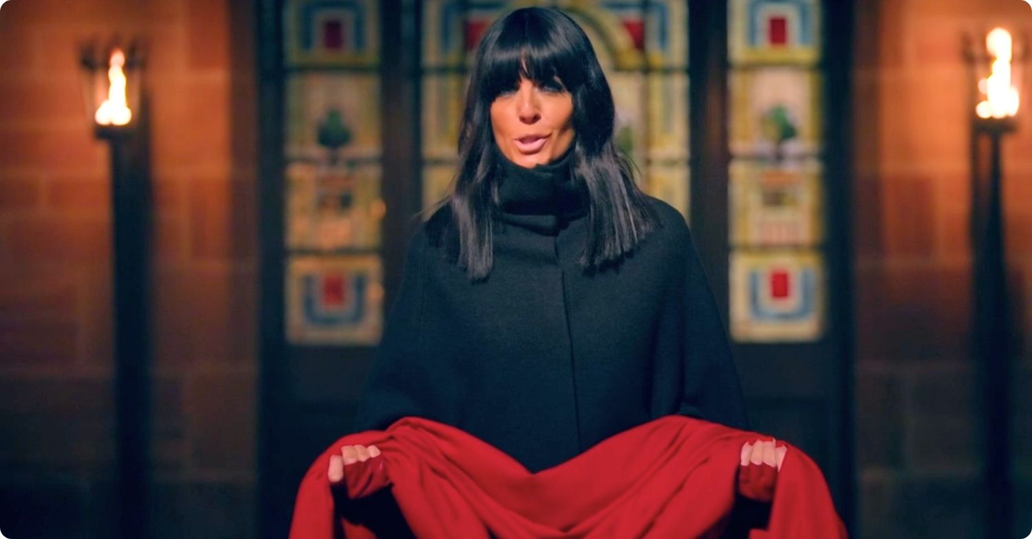 Claudia Winkleman on The Traitors