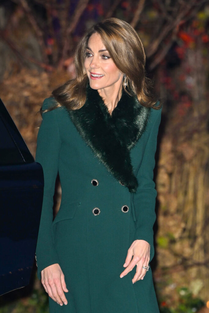 Kate Middleton at carol service 
