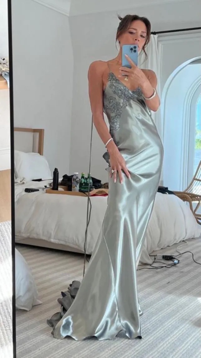 Victoria Beckham dress she wore at Brooklyn's wedding