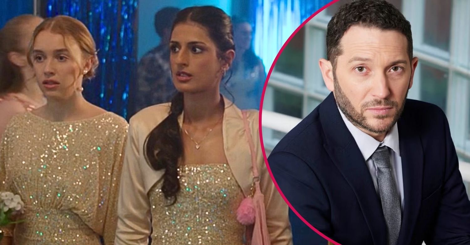 Libby and Aleena in Waterloo Road and Jon Richardson's Darius