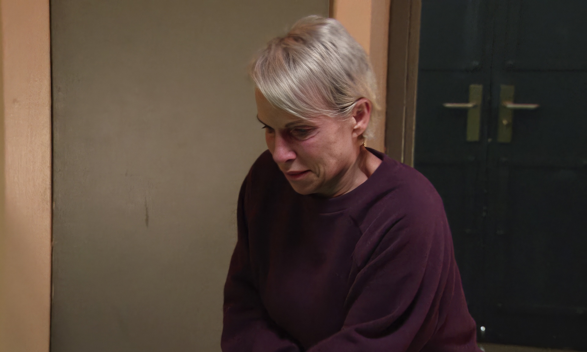 Debbie sad in prison