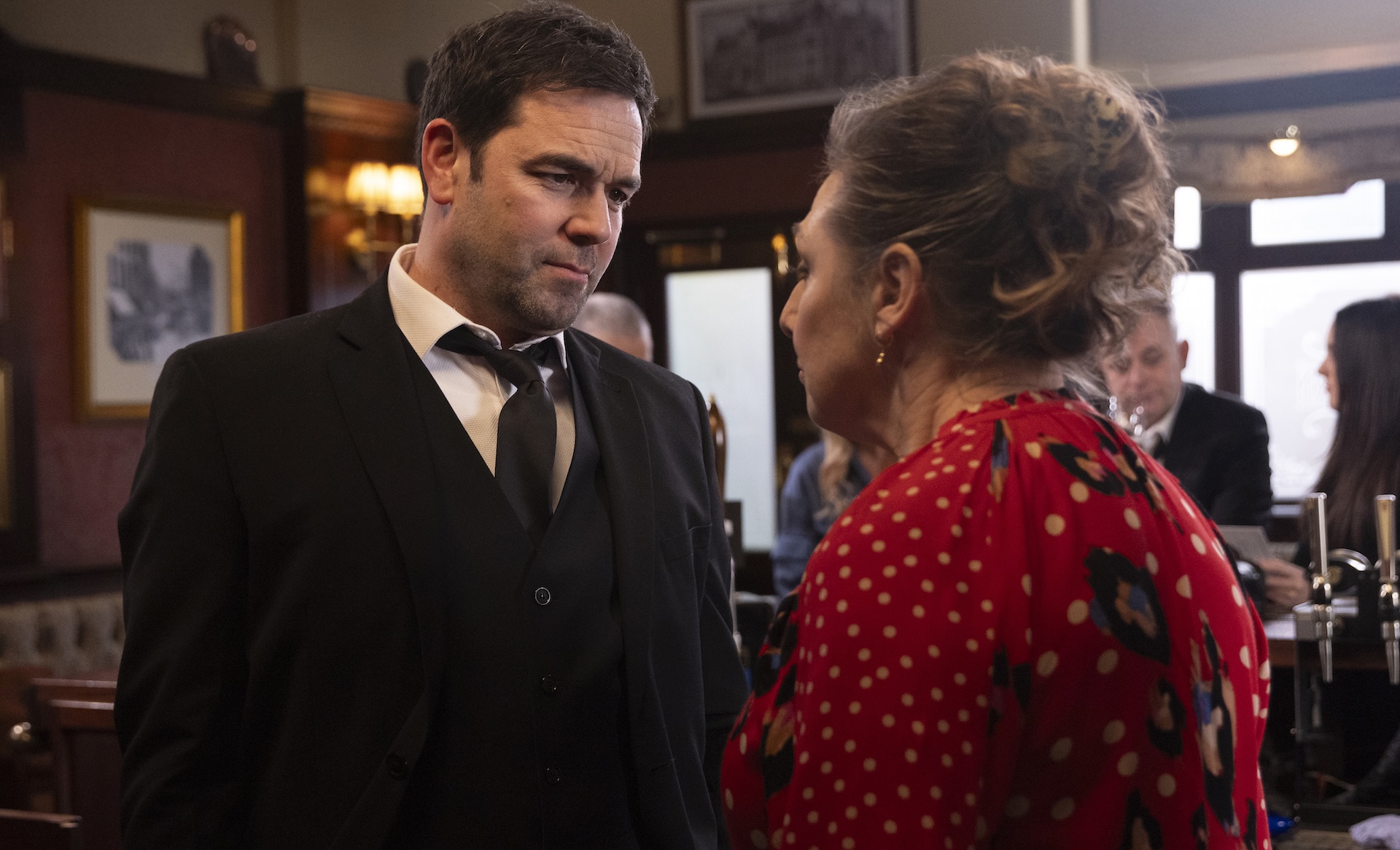 Maggie warning Ben in Coronation Street
