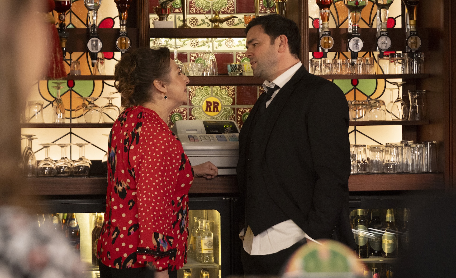 Maggie warning Ben in Coronation Street