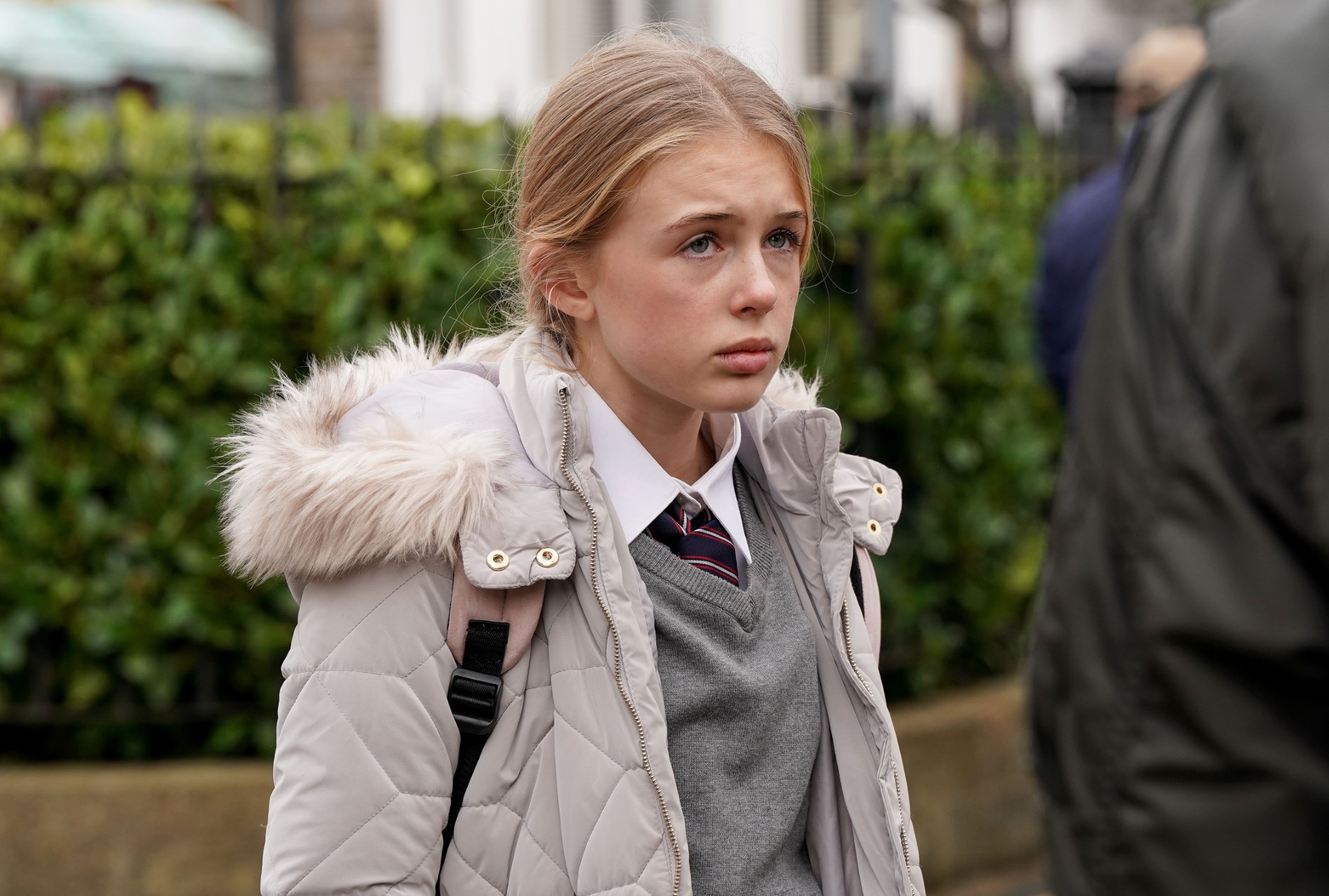 Lexi looking upset