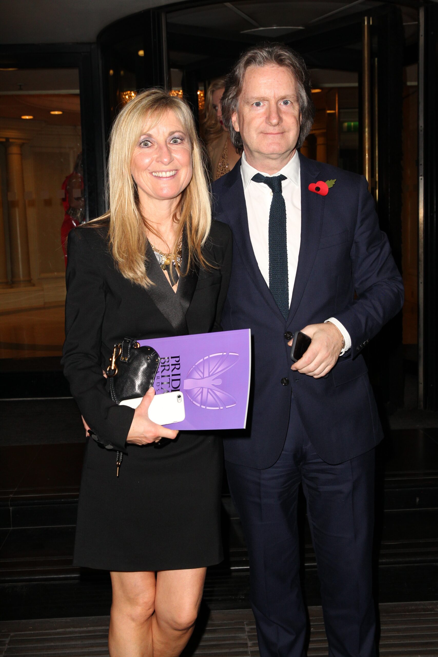 Fiona Phillips with Martin Frizell