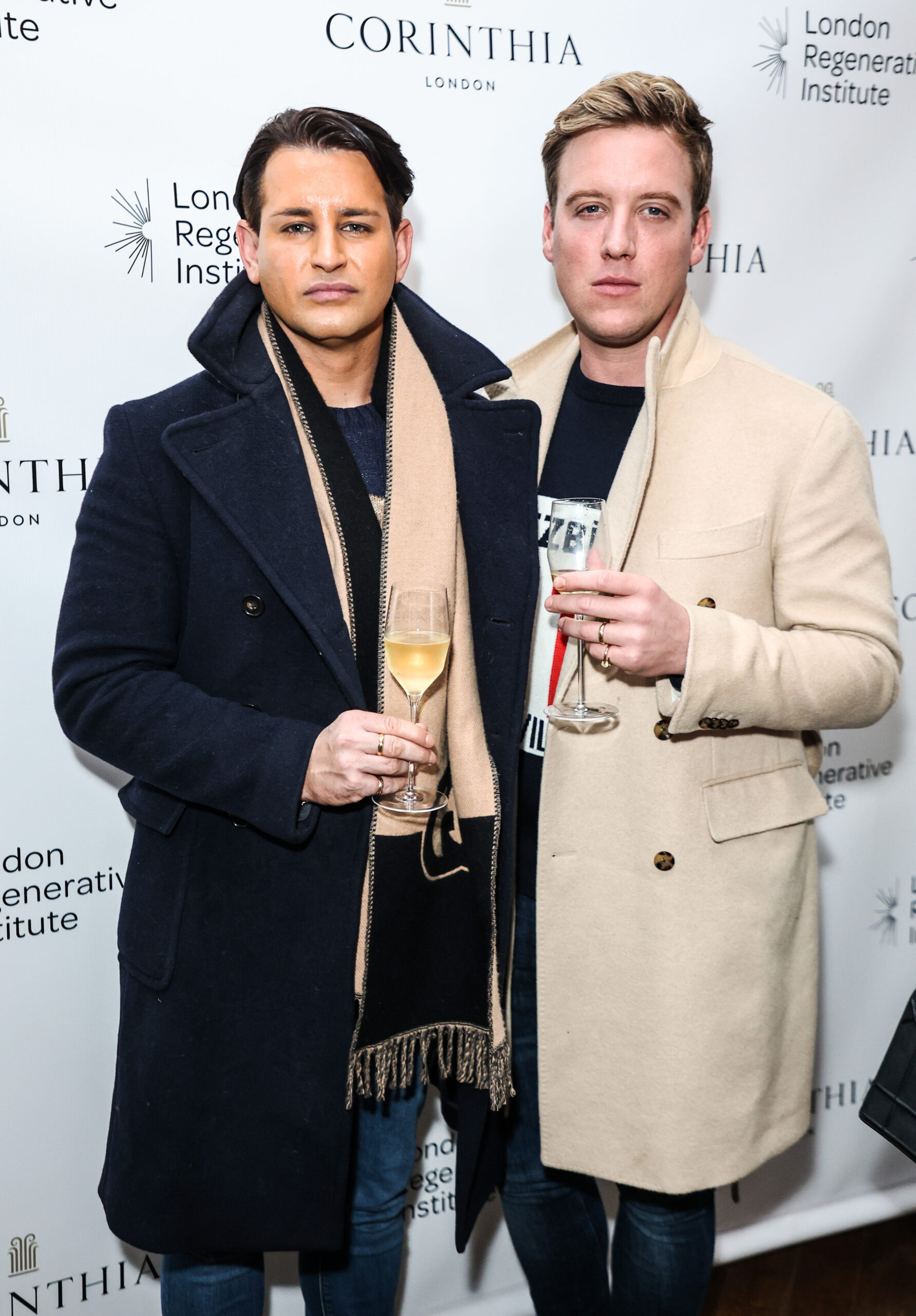 Ollie and Gareth Locke on the red carpet