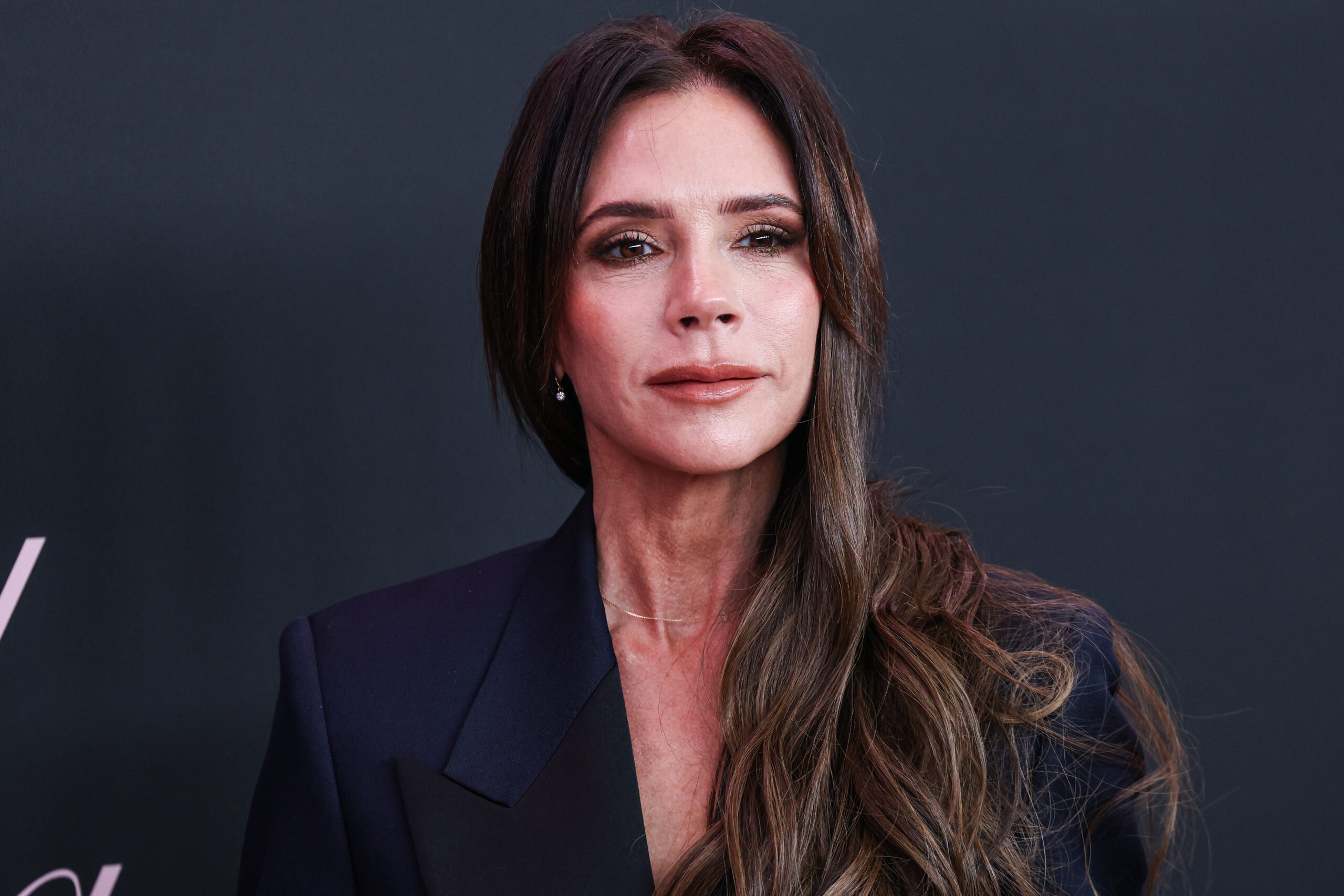 Victoria Beckham looking to camera