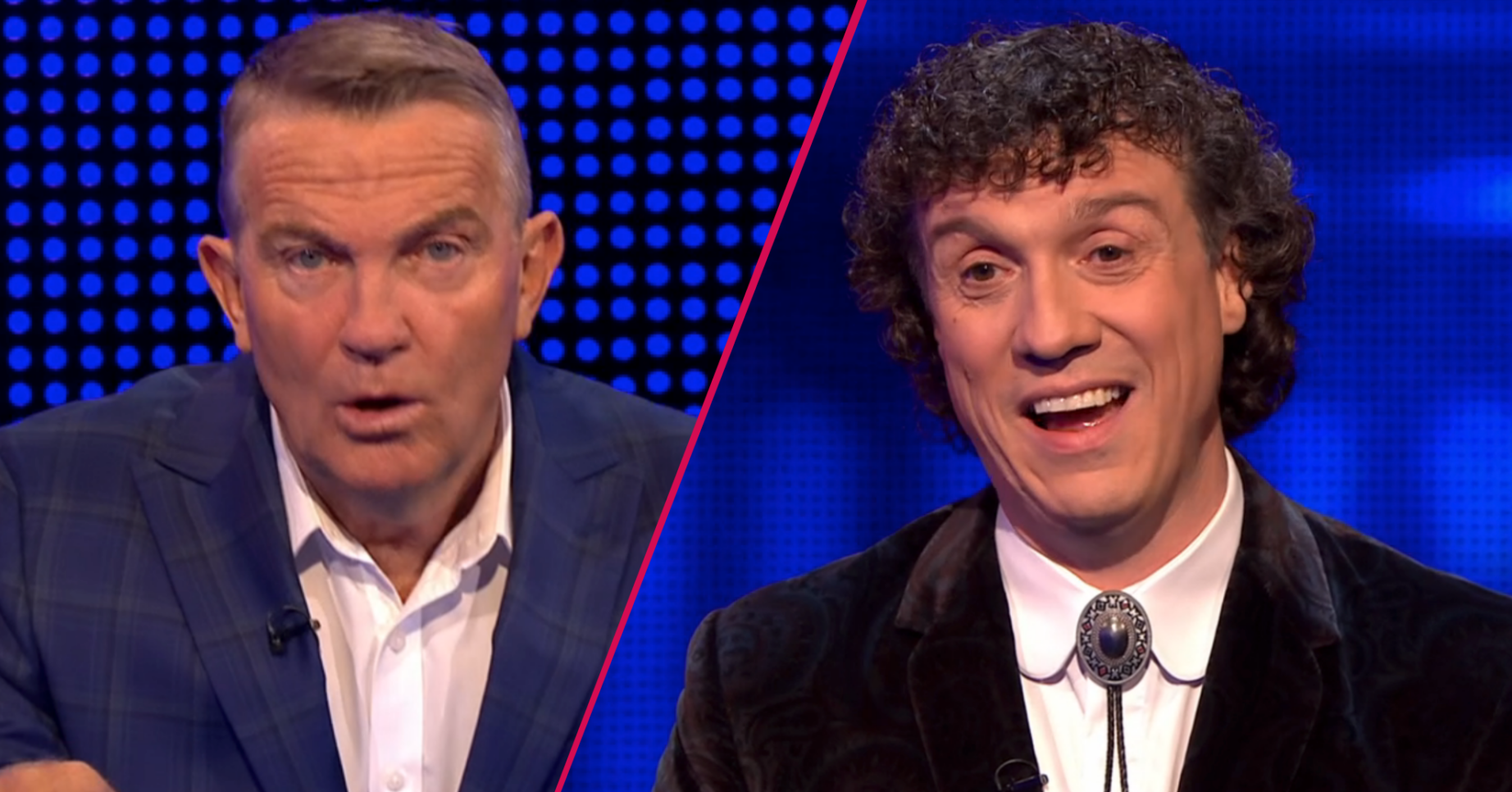 Bradley Walsh and Darragh Ennis on The Chase
